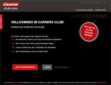Tablet Screenshot of carreraclub.com